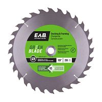 10&quot; x 28 Teeth Framing Green Blade   Saw Blade Recyclable Exchangeable