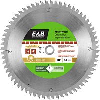 10" x 64 Teeth Finishing LaserLine&reg;  Industrial Saw Blade Recyclable Exchangeable