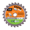 Hoja de Sierra de Carburo Razor Back® 5 3/8" x 24 Dientes - Profesional - Intercambiable