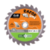 Hoja de Sierra de Carburo Razor Back® 6 1/2" x 24 Dientes - Profesional - Intercambiable