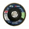 4 1/2&quot; x 120 Grit X-Lock Quick Change Sanding & Cleaning Flap Disc Type 27  Professional Abrasive  