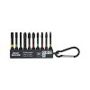 2&quot; x Assorted Torsion Impact Bit Clip Square Recess, Phillips, Torx (10 Pc Multipack) Professional Screwdriver Bit Recyclable 