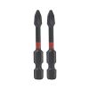  x PH #2  Torsion Impact Phillips (2 Pack) Professional Screwdriver Bit Recyclable 