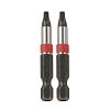 2&quot; x SQ #2 Impact Square Recess (2 Pack) Industrial Screwdriver Bit Recyclable 