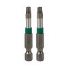 2&quot; x T25 Impact Torx (2 Pack) Industrial Screwdriver Bit Recyclable 