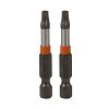 2&quot; x T20 Impact Torx (2 Pack) Industrial Screwdriver Bit Recyclable 