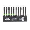 2&quot; x Assorted Torsion Impact Bit Clip Torx (10 Pc Multipack) Professional Screwdriver Bit Recyclable 