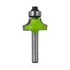 1/4&quot; x 1/4&quot; Shank Decorative Corner Round Professional Router Bit Recyclable Exchangeable