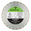 Hoja de Diamante Segmentada 14" Construction Pro - Intercambiable