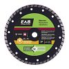 7&quot; Turbo Rim Concrete Black Industrial Diamond Blade Recyclable Exchangeable