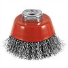 Brosse coupe à fils ondulés en carbone 2 1/2" x M10 x 1.25 - recyclable