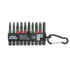 2&quot; x Assorted Impact Bit Clip Square Recess, Phillips (10 Pc Multipack) Professional Screwdriver Bit Recyclable 