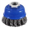 Brosse coupe à fils noués en inox 2 1/2" x 5/8"-11mm - recyclable