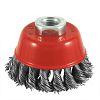 Brosse coupe à fils noués en carbone 3" x 5/8"-11mm - recyclable