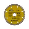 4 1/2&quot; Turbo Rim Concrete Yellow  Diamond Blade Recyclable 