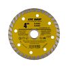 4&quot; Turbo Rim Concrete Yellow  Diamond Blade Recyclable 