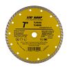 7&quot; Turbo Rim Concrete Yellow  Diamond Blade Recyclable 