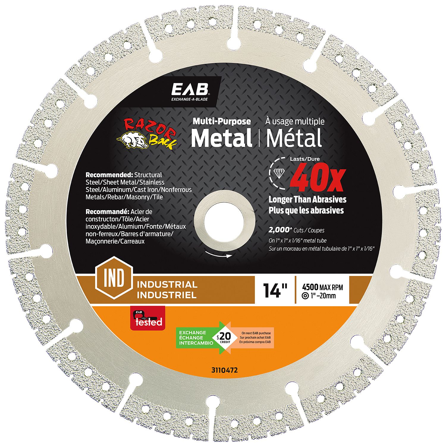 14 metal store cutting blade