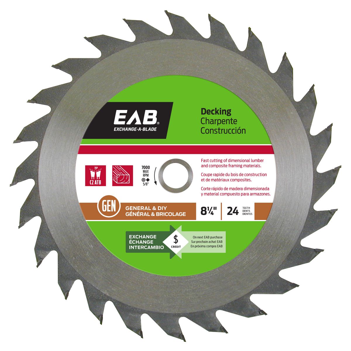 Composite decking blade deals