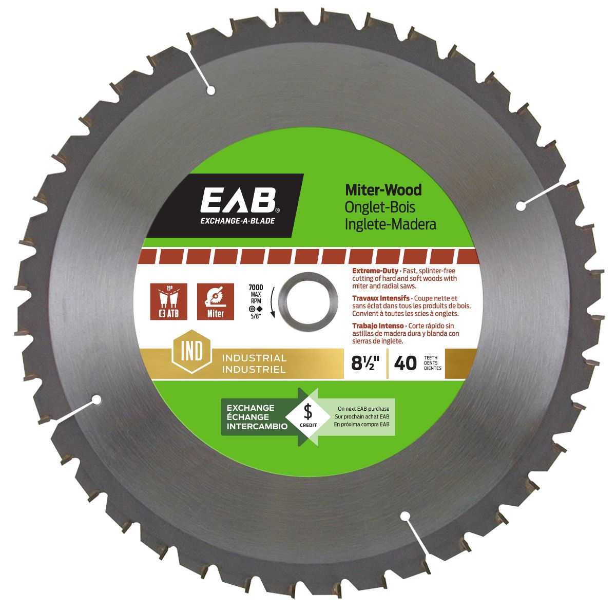 Oshlun Sbw-055036 5-1 2-inch 36 Tooth ATB Finishing and Trimming Saw Blade With for sale online 