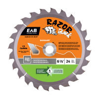 Hoja de Sierra de Carburo Razor Back® 6 1/2" x 24 Dientes - Profesional - Intercambiable