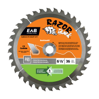 6 1/2&quot; x 36 Teeth Finishing Razor Back&reg;  Professional Saw Blade Recyclable Exchangeable