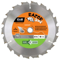 Hoja de Sierra de Carburo Razor Back® 8 1/4" x 18 Dientes - Profesional - Intercambiable
