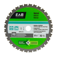 5 7/8&quot; x 32 Teeth Metal Cutting  Professional Saw Blade Recyclable Exchangeable