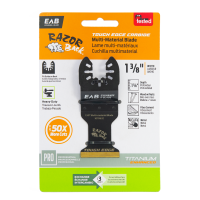 1 3/8&quot; Flush Cut (Wood & Metal) Titanium   Professional Oscillating Accessory Recyclable Exchangeable