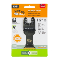 1 3/8&quot; Flush Cut (Wood) Titanium   Professional Oscillating Accessory Recyclable Exchangeable