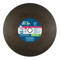 Lame abrasive pour métal 14" x  3/32" x 1" (Type 1) - Professionnel