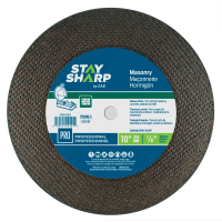 10&quot; x 1/8&quot;   Masonry Cutting Flat Wheel Type 1  Professional Abrasive  