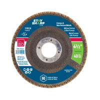 4 1/2&quot; x 40 Grit  Sanding & Cleaning Flap Disc Type 29  Industrial Abrasive  