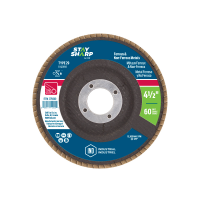 4 1/2&quot; x 60 Grit  Sanding & Cleaning Flap Disc Type 29  Industrial Abrasive  