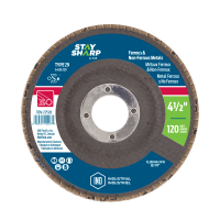 4 1/2&quot; x 120 Grit  Sanding & Cleaning Flap Disc Type 29  Industrial Abrasive  