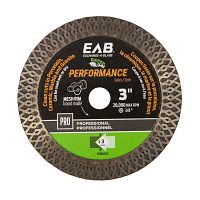 Lame diamanté maillé pour porcelaine 3" - Professionnel - échangeable