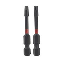 2&quot; x SQ #2 Torsion Impact Square Recess (2 Pack) Professional Screwdriver Bit Recyclable 