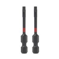 2&quot; x T15 Torsion Impact Torx (2 Pack) Professional Screwdriver Bit Recyclable 