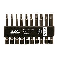 Cartouche d'embouts Torx sécurité 2" assortis (10 mcx) - Industriel - recyclable