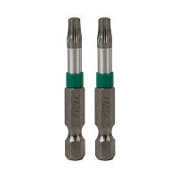2&quot; x T25 Impact Torx (2 Pack) Industrial Screwdriver Bit Recyclable 