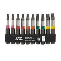 Cartouche d'embouts Torx 2" assortis (10 mcx) Impact - Industriel - recyclable