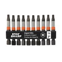 2&quot; x T20 Impact Bit Clip Torx (10 Pack) Industrial Screwdriver Bit Recyclable 