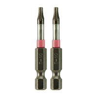 2&quot; x T10 Impact Torx (2 Pack) Industrial Screwdriver Bit Recyclable 
