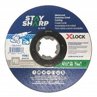 Lame abrasive X-Lock Professionnelle pour métal 4 1/2"