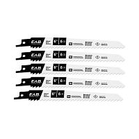 6&quot; x 6 tpi Bimetal (5 Pack) Professional Reciprocating Blade Recyclable Exchangeable