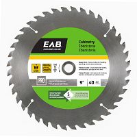 9" x 40 Teeth Finishing Cabinetry  Professional Saw Blade Recyclable Exchangeable