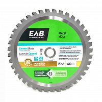 6 1/2" x 40 Teeth Metal Cutting Cermet  Industrial Saw Blade Recyclable Exchangeable