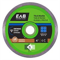4" Continuous Rim Ceramic Tile Green  Diamond Blade Recyclable Exchangeable