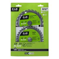 6 1/2&quot; Green Blade Combo (2 Pc Multipack)  Saw Blade Recyclable Exchangeable