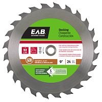 9" x 24 Teeth Framing Decking   Saw Blade Recyclable Exchangeable